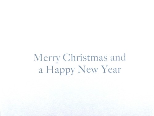 SET OF 4 Cressida Bell Christmas New Year Cards Snowy Owl Fox Cat Bird UK - Picture 6 of 10