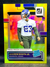2022 Panini Donruss - ANDREW BOOTH JR RC #369 Gold Press Proof Holo Rated Rookie