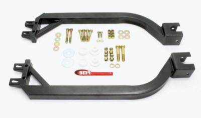 BMR Suspension Subframe Connectors Black Hammertone for 1967 - 1969 Chevy Camaro