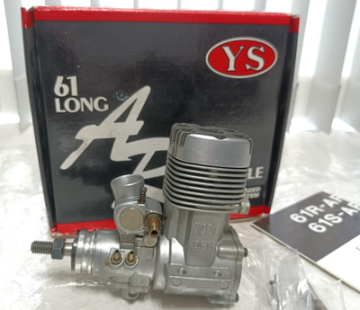 マヌエル ラジコン　エンジン　YS 61LONG YS 61R-AR LONG Classic Engine Pro-Overhauled NIB Condition Box