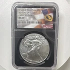 West Point Mint 2017(W) American Silver Eagle $1 1 oz .999 NGC MS70 4526157-100
