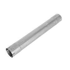 Silver Galvanized 4-inch Straight Exhaust Pipe Tubing 30 Long Universal Silver Galvanized 4-inch Straight Exhaust Pipe Tubing 30 Long Universal