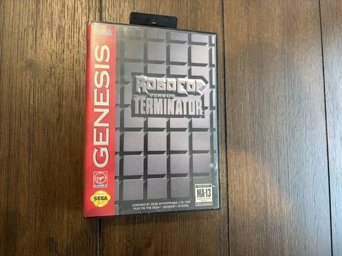 RoboCop vs. The Terminator Sega Genesis Original Complete CIB