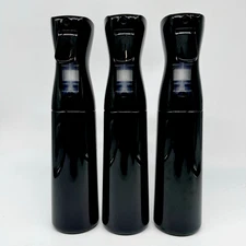 Continuous Mist Water Sprayer 200ml Hair Spray Bottles Barber # BLACK x 3 Pack