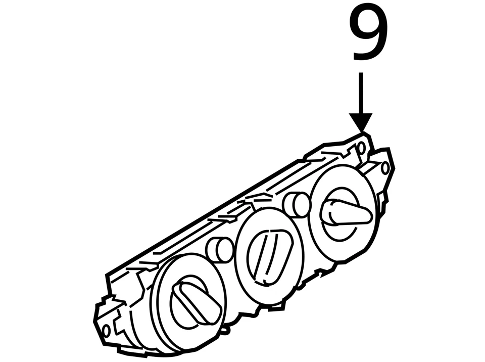 Climate Temperature Control Front Fits 14-18 TRANSIT CONNECT 2015967 Foto 4 de 4