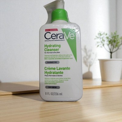 CeraVe Hydrating Facial Cleanser for Normal to Dry Skin 8 fl oz