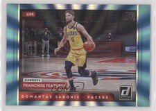 2021 Panini Donruss Franchise Features Holo Teal Laser Domantas Sabonis #26 0l1o