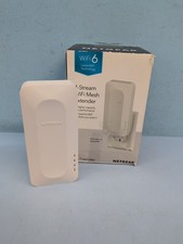 Netgear AX1600 WiFi 6 Mesh Range Extender  Signal Booster EAX11-100NAS