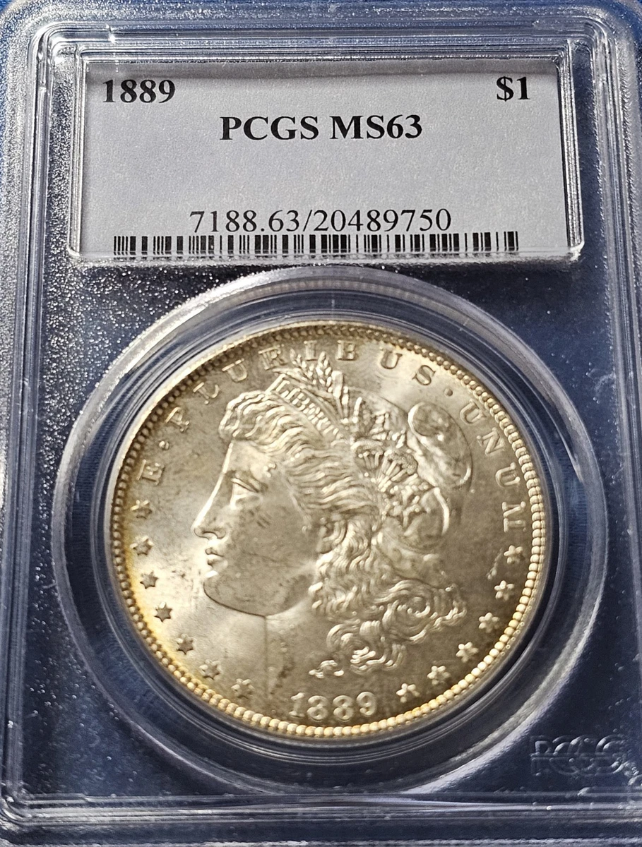 MS 63 Graded 1889 Year Morgan US Dollars (1878-1921) for sale | eBay