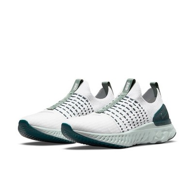 NEW Nike React Phantom Run Flyknit 2 White Platinum NBY DO6698 001 Women Sz 8.0W