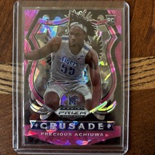 Precious Achiuwa 2020 Panini Prizm Draft Picks Pink Ice #88 Memphis 