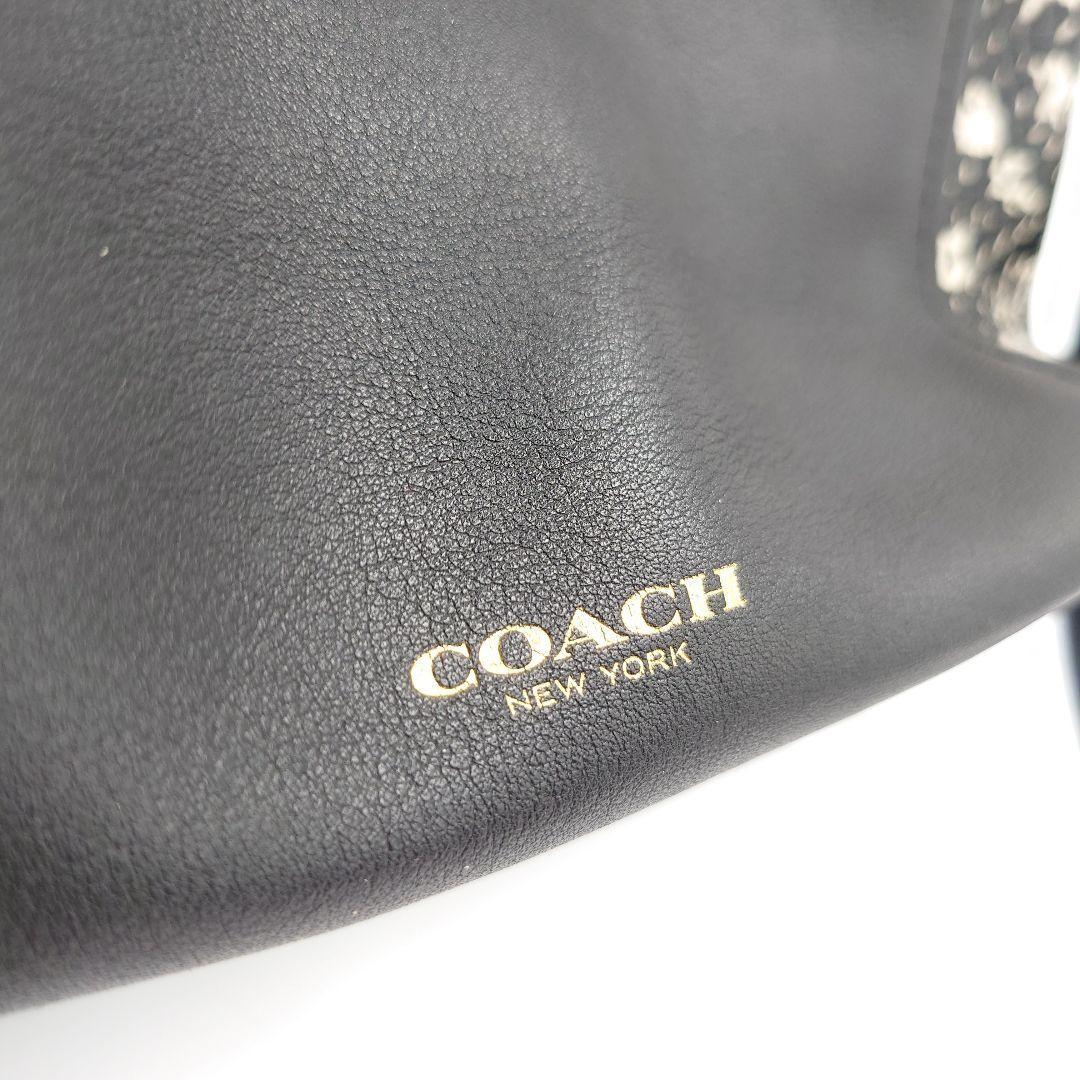 COACH Black Python Leather 2-Way Shoulder Bag Lux… - image 16