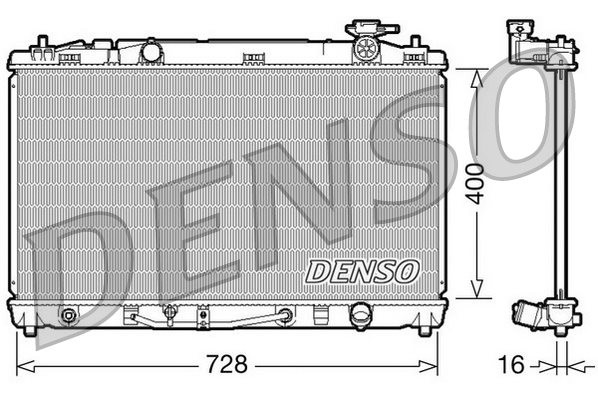 ✅Fits DENSO-TERMIKA DRM50042 RADIATOR ⭐UK Seller⭐ - Image 8