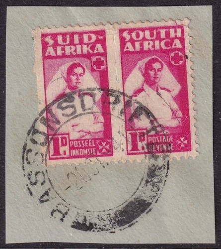 South Africa POSTMARK / CANCEL "BASSONSDRIFT "  1944