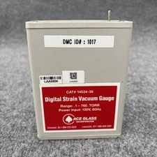 Ace Glass 14034-38 Digivac Digital Vacuum Gauge with LED Display Used