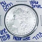 1896 BU UNCIRCULATED MORGAN SILVER DOLLAR AUTHENTIC U.S. MINT FREE SHIPPING 7173
