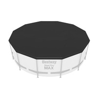 Poolabdeckung Rund Ø 370 Cm Abdeckplane Poolplane FüR Bestway Frame Pools