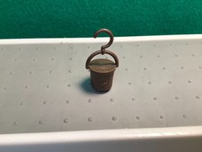 Vintage Marx Western Playset Dark Brown Clip on Bucket for Well