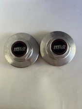 Lot of 2 Weld Racing Forged Wheels Damaged Center Cap Part# 605-507G Stock# 4788