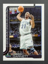 2025-26 Topps Basketball Base 254 Kevin Garnett - Minnesota Timberwolves