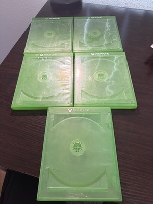 Official OEM Microsoft Xbox ONE Empty Replacement Game Cases Set Lot Of 5