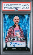 2025 LEAF METAL POP CENTURY AUTOS #BASG1 SEAN GUNN 1/1 PSA 10 AUTO 10