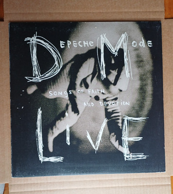 Depeche Mode   Songs of faith and devotion live Vinyl LP Record VGC