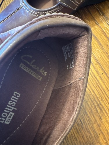 Clarks Damen Haydn Maize Mary Jane Schuhgröße 6,5 M braun Leder flach - Bild 9 von 9