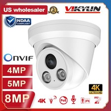 Vikylin 4K 8MP 5MP 4MP Security IP Camera Mic POE IR Outdoor Indoor Onvif RTSP