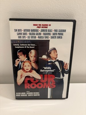 Four Rooms DVD Tim Roth Madonna Marisa Tomei Bruce Willis Quentin Tarantino 