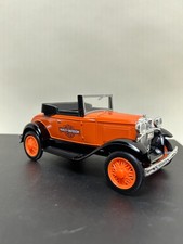 Harley Davidson 1929 Model A Roadster Die Cast Coin Bank 1:25 Limited Edition