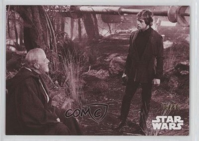 2020 Topps Star Wars Black and White: ROTJ Red Hue Shift /10 Obi-Wan Kenobi 4p5