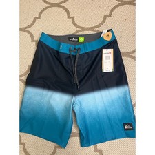 Quiksilver Highline Surf Silk Slab youth board shorts, size 29/ 16, MSRP 45