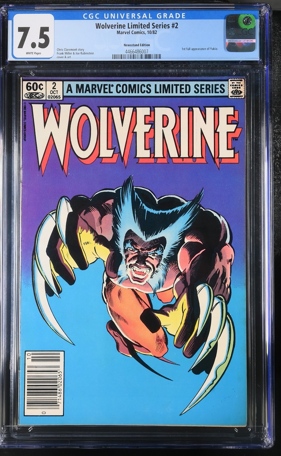 アメコミリーフ Wolverine #2 CGC 9.4 アメコミリーフ Wolverine #2