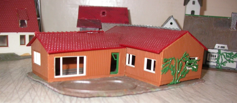 Kibri Faller Pola Others HO Scale Assembled Houses Lot of 6 pcs. - Image 2 of 4