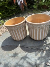 Dutch Planters Aged  Terracotta Effect 5inch across 5 inch high