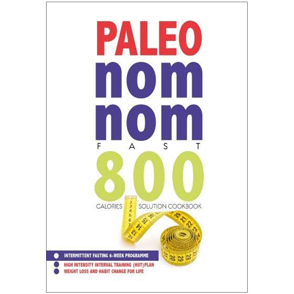 Iota Light Paleo Nom Nom Fast 800 Cookbook By Cooknation - Intermittent Fasting Diet Recipes - Paperback - 6 Week Weight Loss Programme - Image 3