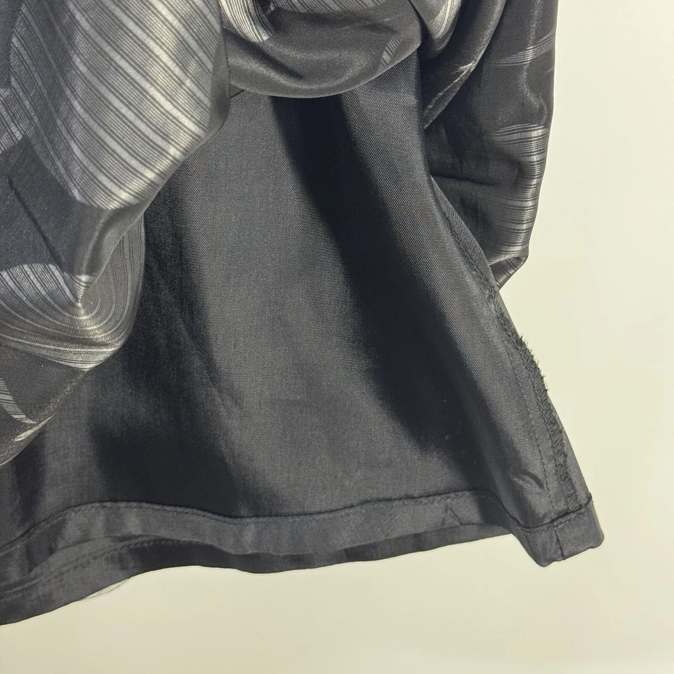 David Meister Womens Midi Skirt Size 2 Gray Tulip Pleated Tulle - Image 3 of 4