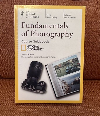 The Great Courses FUNDAMENTALS OF PHOTOGRAPHY SEALED (4 DVD & Guidebook) NAT GEO