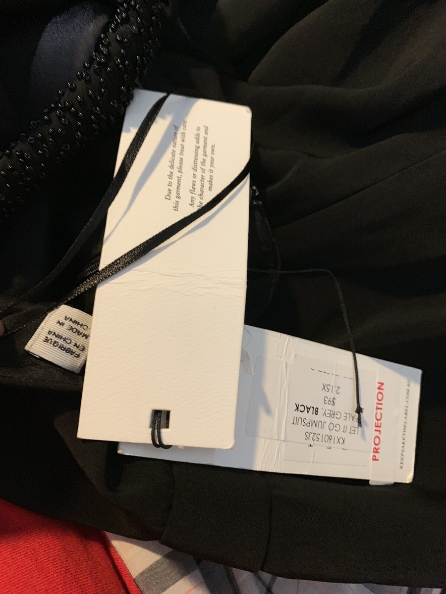 Haut Keepsake The Label Rapture - Une Épaule, Gris Pâle, Taille Small Neuf Avec Étiquette
