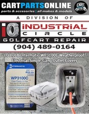 LOT of 8 Intermatic WP3100C Weatherproof Electrical Single-Gang Outlet Covers
