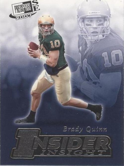 2007 Press Pass SE Brady Quinn #II-24 - 1 of 2