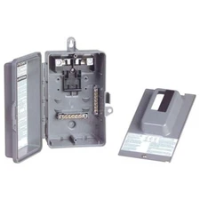 QO 60 Amp 2-Space 4-Circuit Outdoor Main Lug Load Center with Non-Metallic and