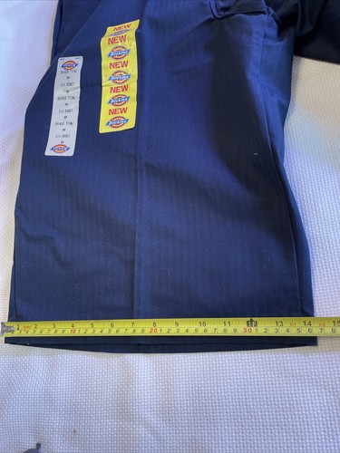 NWT Dickies Nascar Scotchgard Loose Fit Flat Front 15” Work Shorts Sz 40 Blue - Picture 16 of 21