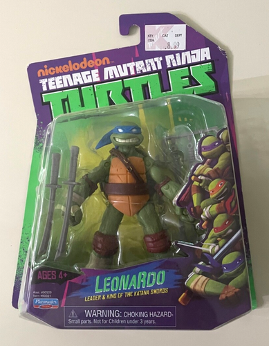 Nueva figura de acción 2012 Teenage Mutant Ninja Turtles Nickelodeon Leonardo ¡NUEVA CON ETIQUETAS!