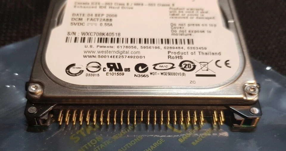 APPLE 160GB 2.5" IDE ATA PATA HARD DISK iBOOK POWERBOOK G4 G5 + OS X TIGER 10.4 - Image 2 of 4