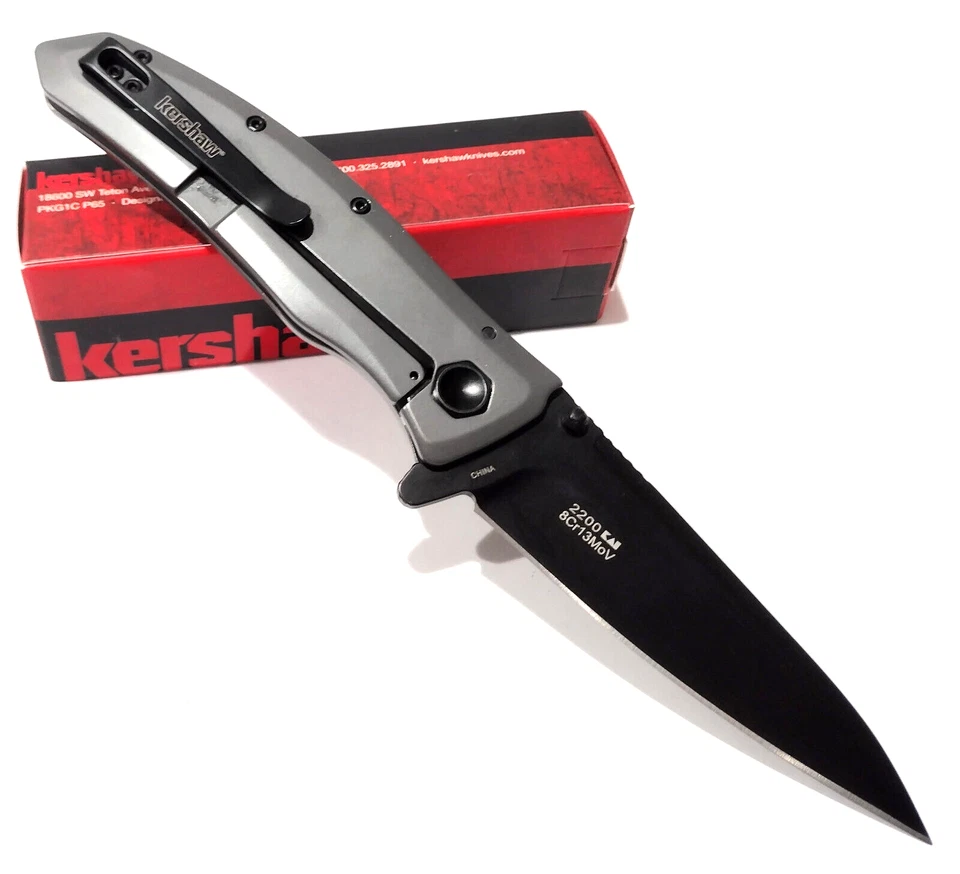 Cuchillo de Bolsillo Plegable Asistido KERSHAW KS2200 REJILLA Táctico Abierto por Resorte EDC Foto 4 de 4