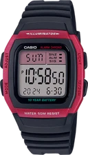 Casio W96H-4AV, Classic, Illuminator, Chronograph Watch, Alarm, 10 Year Battery