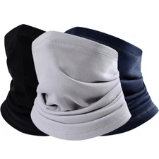 Neck Warmer Gaiter Thermal Fleece Scarf Cycling Skiing Half Face Mask for Winter