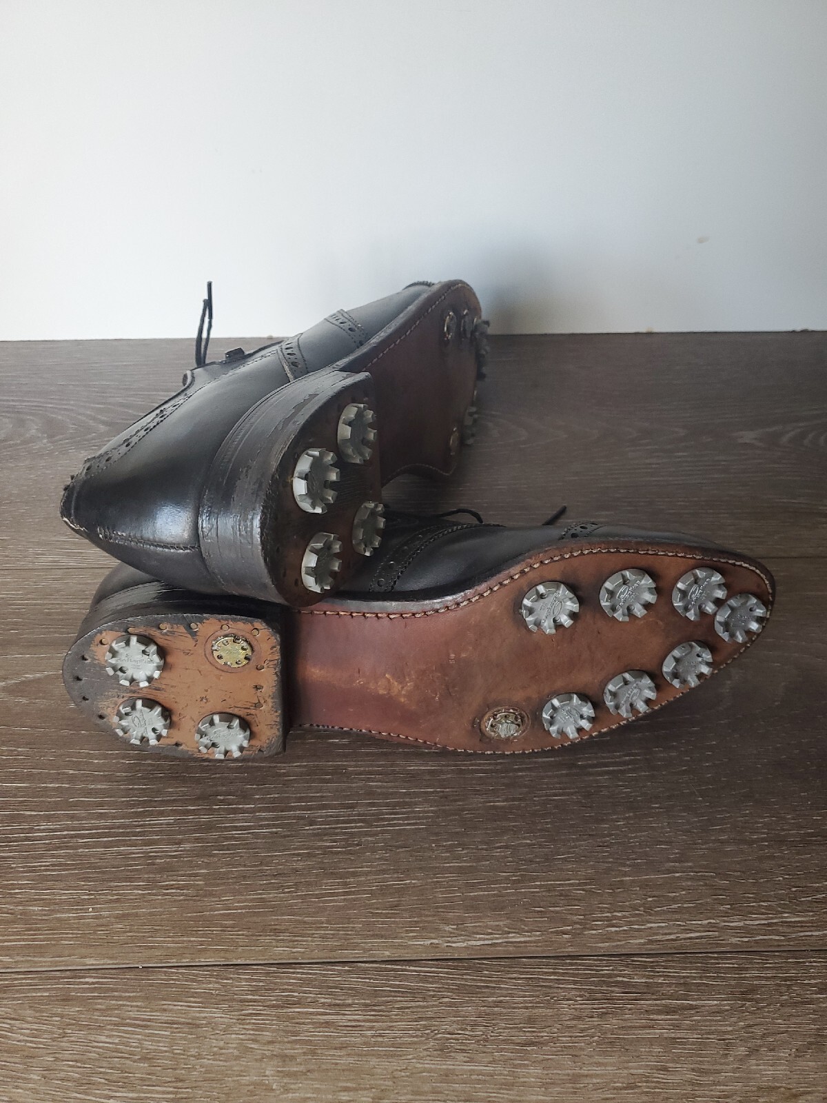 FootJoy Classics Black Oxford Men's Golf Shoes Size 9D eBay